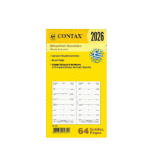 CONTAX ΑΝΤΑΛΛΑΚΤΙΚΑ ORGANIZER 9.5x17cm ΗΜΕΡΟΛΟΓΙΟ ΕΒΔΟΜΑΔΙΑΙΟ 64 ΦΥΛΛΑ PERSONAL