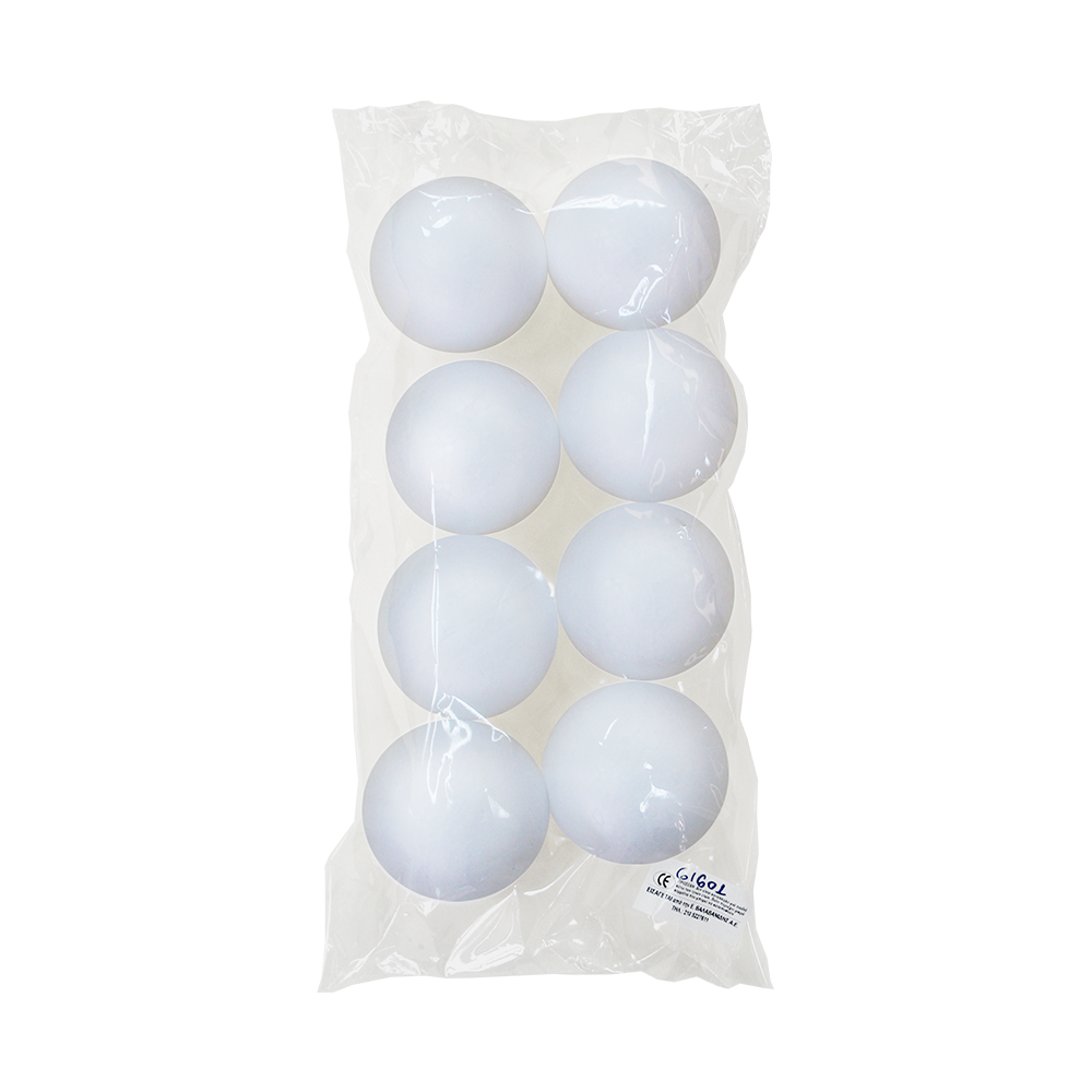 1-61601 ΧΕΙΡΟΤΕΧΝΙΑΣ ΦΕΛΙΖΟΛ ΜΠΑΛΕΣ 65mm ΛΕΥΚΕΣ 8Τ. - Image 1