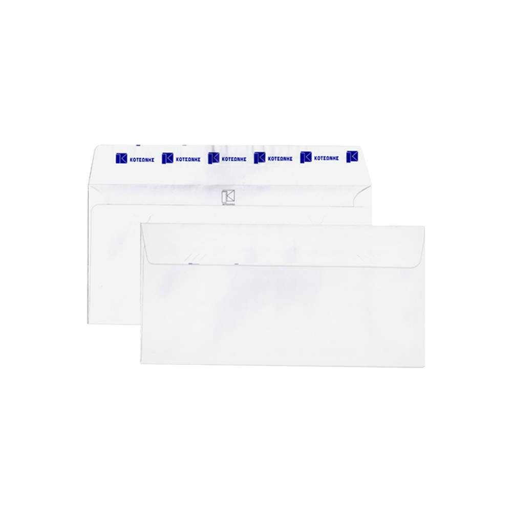 1.088663 ΦΑΚΕΛΟΙ 114x229mm 90gsm 20x25 Τ. ΛΕΥΚΟΙ ΚΑΡΕ ΜΕ ΑΥΤΟΚΟΛΛΗΤΟ 500 ΤΕΜΑΧΙΑ - Image 1
