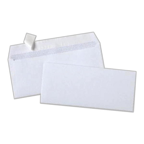 ΦΑΚΕΛΟΙ 13.3x18.3cm  90gsm ΛΕΥΚΟΙ ΚΑΡΡΕ ΜΕ ΑΥΤΟΚΟΛΛΗΤΟ 500 ΤΕΜΑΧΙΑ