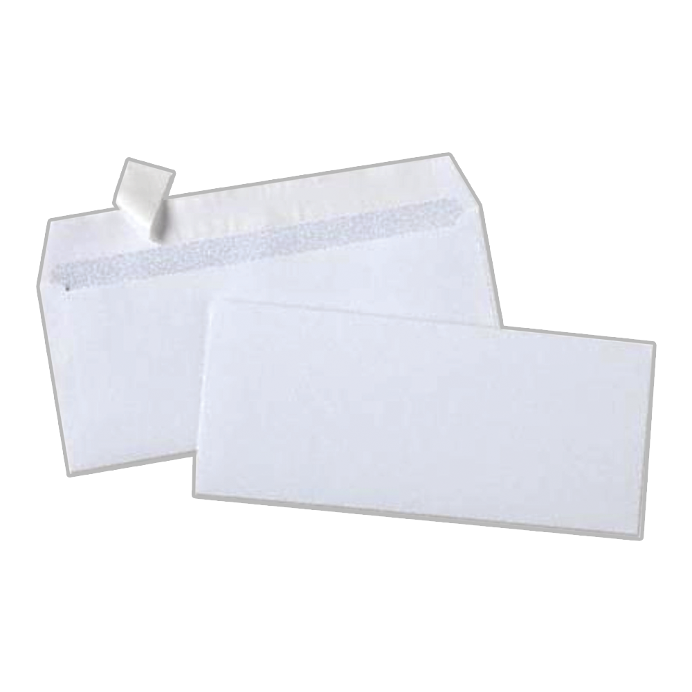 1.38007 ΦΑΚΕΛΟΙ 13.3x18.3cm 90gsm ΛΕΥΚΟΙ ΚΑΡΡΕ ΜΕ ΑΥΤΟΚΟΛΛΗΤΟ 500 ΤΕΜΑΧΙΑ - Image 1