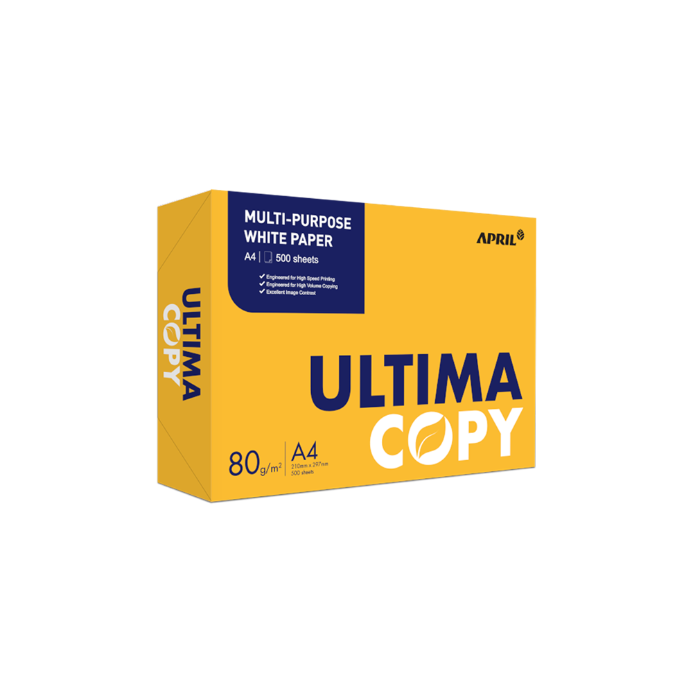 100018 ULTIMA COPY ΧΑΡΤΙ ΦΩΤΟΑΝΤΙΓΡΑΦΙΚΟ Α4 80gr 500Φ. - Image 1