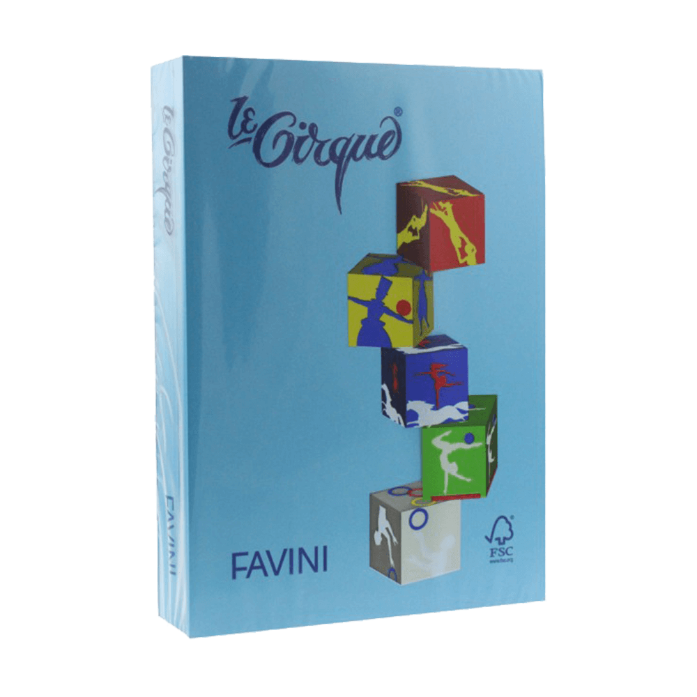 160-204 FAVINI ΧΑΡΤΙ Α4 160gr ΜΠΛΕ 250 ΦΥΛΛΑ - Image 1