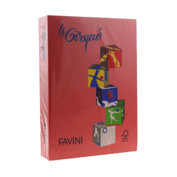 FAVINI ΧΑΡΤΙ Α4 160gr ΚΟΚΚΙΝΟ 250 ΦΥΛΛΑ