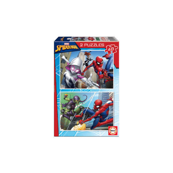 EDUCA ΠΑΖΛ 2x48 ΚΟΜΜΑΤΙΑ SPIDER-MAN