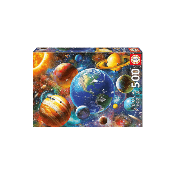 EDUCA ΠΑΖΛ 500 ΚΟΜΜΑΤΙΑ 48x34cm SOLAR SYSTEM