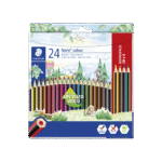STAEDTLER ΚΡΑΙΓΙΟΝ (ΞΥΛΟΜΠΟΓΙΕΣ) 20+4 ΧΡΩΜΑΤΑ ΔΩΡΟ WOPEX  5T.