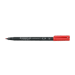 STAEDTLER ΜΑΡΚΑΔΟΡΟΣ ΑΝΕΞΙΤΗΛΟΣ LUMOCOLOR MEDIUM ΚΟΚΚΙΝΟ 10 ΤΕΜΑΧΙΑ