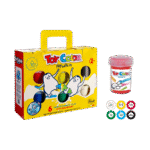 TOY COLOR ΔΑΚΤΥΛΟΜΠΟΓΙA SUPERWASHABLE 2+ ΧΑΡΤΙΝΟ ΒΑΛΙΤΣΑΚΙ 6 ΧΡΩΜΑΤΑ 50ml KIDS ΑΣΣΟΡΤΙ
