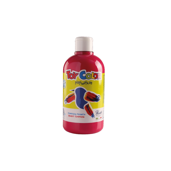 TOY COLOR ΤΕΜΠΕΡΑ SUPERWASHABLE 500ml PRIMARY CARMINE ΚΟΚΚΙΝΗ
