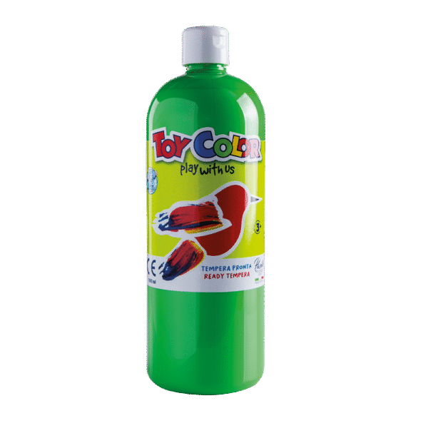 TOY COLOR ΤΕΜΠΕΡΑ SUPERWASHABLE 1000ml PRIMARY LIGHT ΠΡΑΣΙΝΟ