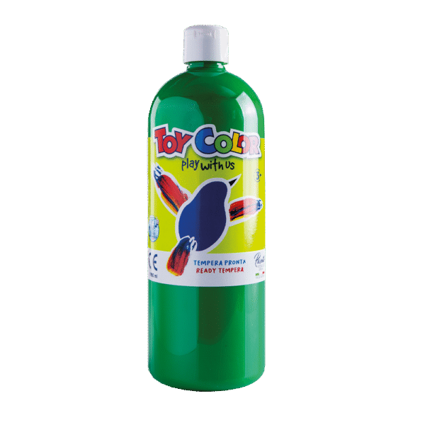 TOY COLOR ΤΕΜΠΕΡΑ SUPERWASHABLE 1000ml PRIMARY BRIGHT ΠΡΑΣΙΝΟ