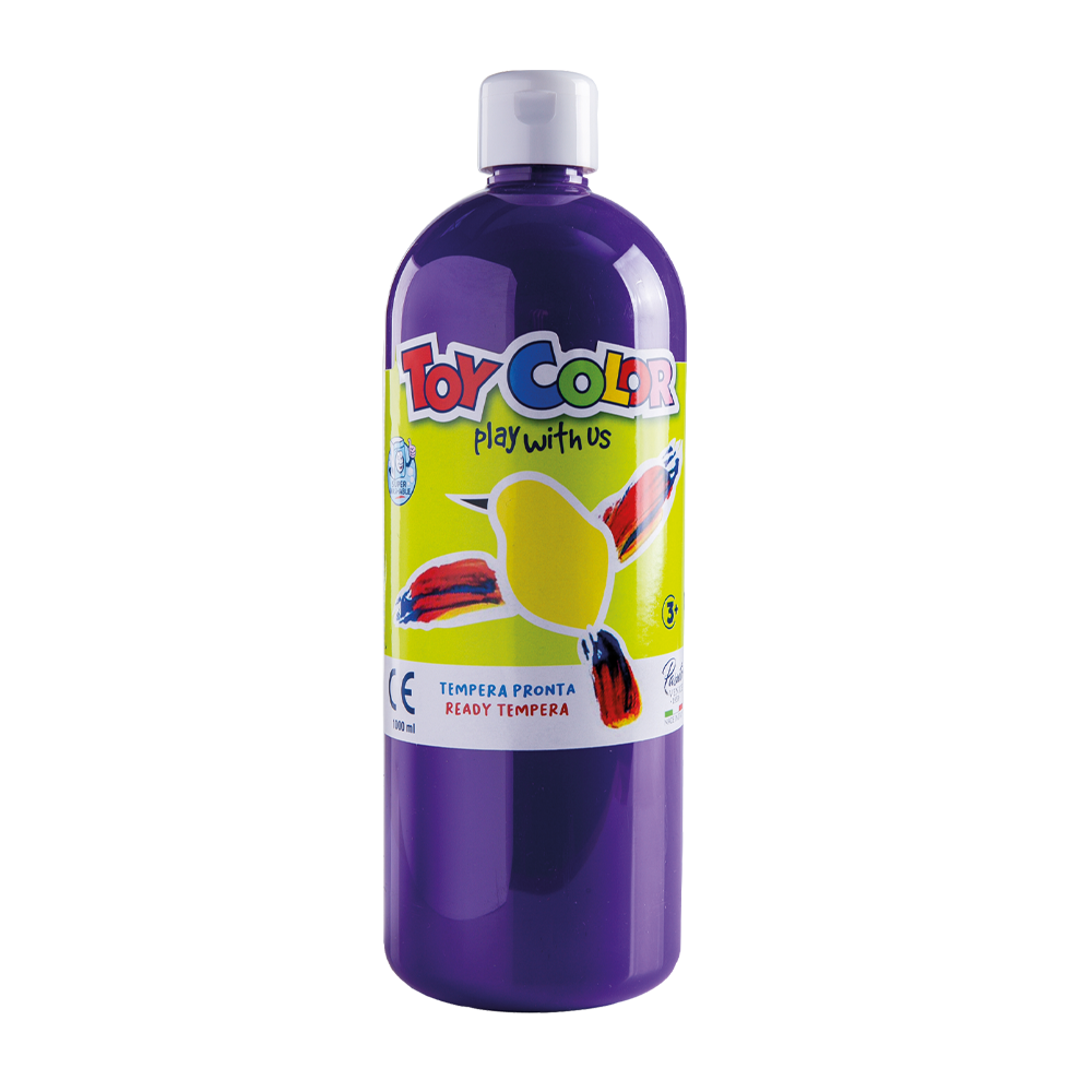 220.554.19 TOY COLOR ΤΕΜΠΕΡΑ SUPERWASHABLE 1000ml PRIMARY ΒΙΟΛΕΤΙ - Image 1