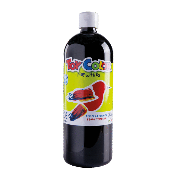 TOY COLOR ΤΕΜΠΕΡΑ SUPERWASHABLE 1000ml PRIMARY ΜΑΥΡΗ