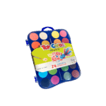 TOY COLOR ΝΕΡΟΧΡΩΜΑΤΑ ΜΕ ΠΙΝΕΛΟ ΠΛΑΣΤΙΚΟ BLISTER 24 ΧΡΩΜΑΤΑ Φ30mm PRIMARY ΑΣΣΟΡΤΙ 6 ΤΕΜΑΧΙΑ