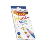 JOVI ΚΡΑΙΓΙΟΝ WOOD-FREE ΤΡΙΓΩΝΕΣ ΧΑΡΤΙΝΟ BLISTER 12 ΧΡΩΜΑΤΑ 3+