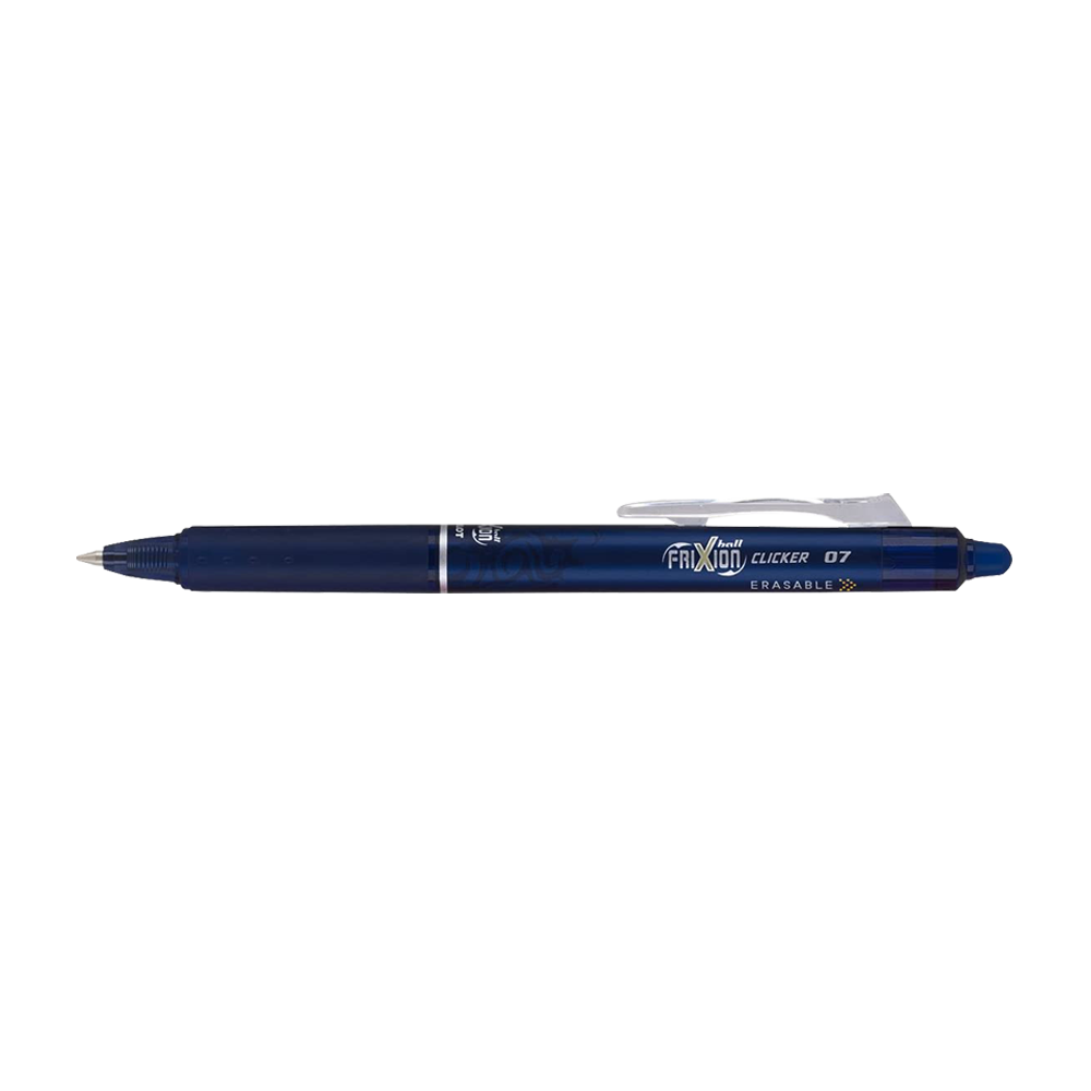 230.420856 PILOT ΣΤΥΛΟ FRIXION BALL CLICKER 0.7 mm ΣΚΟΥΡΟ ΜΠΛΕ 12 TEMAXIA - Image 1