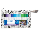PILOT ΜΑΡΚΑΔΟΡΟΙ PINTOR ΣΕΤ 10 ΧΡΩΜΑΤΩΝ MEDIUM COOL COLOURS