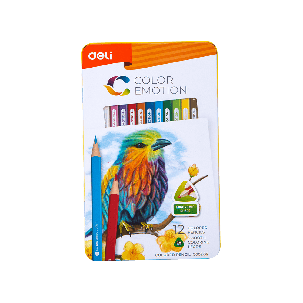 231.00205 DELI ΚΡΑΙΓΙΟΝ (ΞΥΛΟΜΠΟΓΙΕΣ) 12 ΧΡΩΜΑΤΑ ΜΕΤΑΛΛΙΚΟ ΚΟΥΤΙ - Image 1