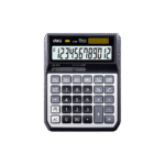 DELI ΑΡΙΘΜΟΜΗΧΑΝΗ 12 ΨΗΦΙΩΝ 17.3x13.4x4.1cm POWER EM00820 ΜΑΥΡΗ