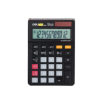 DELI ΑΡΙΘΜΟΜΗΧΑΝΗ 12 ΨΗΦΙΩΝ 14.9x10.4x2.6cm SMART EM01320 ΜΑΥΡΗ