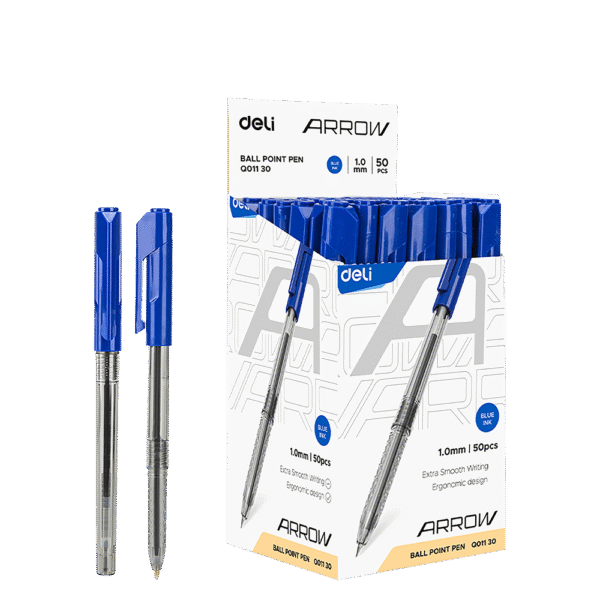 DELI ΣΤΥΛΟ ARROW 1.0mm ΜΠΛΕ 50 ΤΕΜΑΧΙΑ