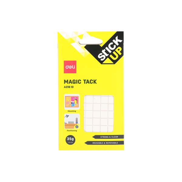 DELI TACK MAGIC 35gr. STICK UP 10x10mm 60Τ. 12Τ