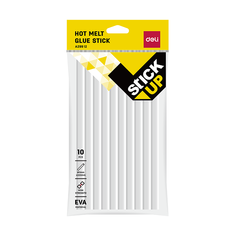 231.29912 DELI ΚΟΛΛΑ ΣΙΛΙΚΟΝΗΣ Φ11x200mm 10Τ. STICK UP ΔΙΑΦΑΝΗ - Image 1