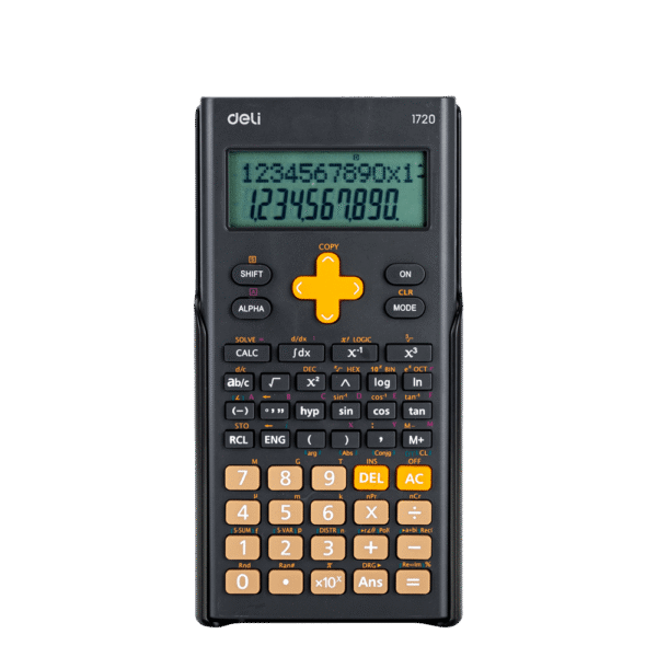DELI ΑΡΙΘΜΟΜΗΧΑΝΗ ΕΠΙΣΤΗΜΟΝΙΚΗ 300 ΛΕΙΤΟΥΡΓΙΕΣ 23.3x11.5x3cm E1720 ΣΚΟΥΡΟ ΓΚΡΙ