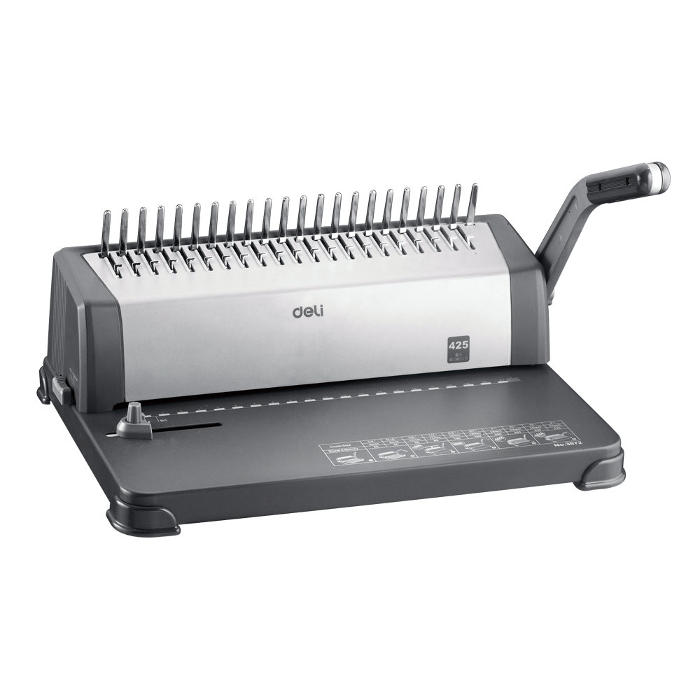 231.3872 DELI ΜΗΧΑΝΗ ΒΙΒΛΙΟΔΕΣΙΑΣ E3872 ΓΚΡΙ - Image 1