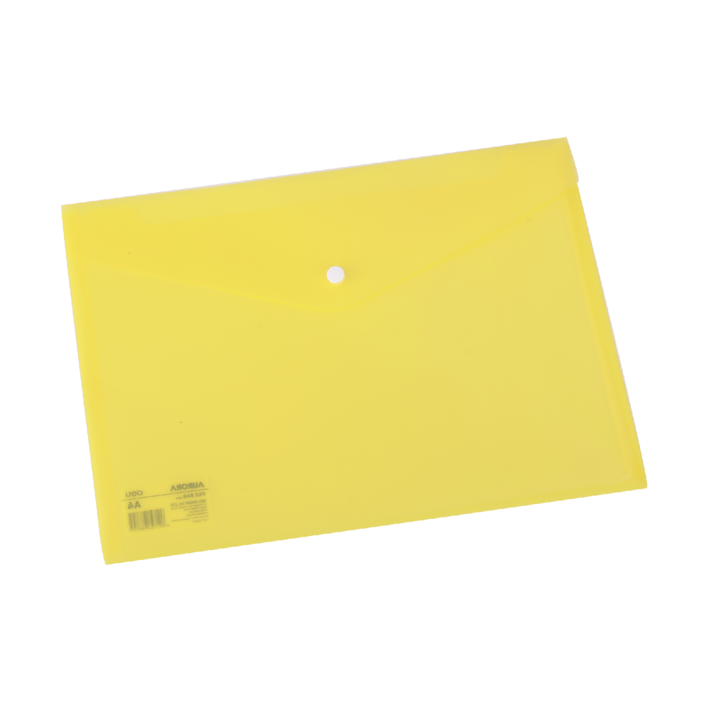 231.5505DY DELI ΦΑΚΕΛΟΣ ΚΟΥΜΠΙ PP Α4 ΔΙΑΦΑΝΟ ΚΙΤΡΙΝΟ 10Τ. - Image 1