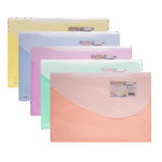 DELI ΦΑΚΕΛΟΣ ΚΟΥΜΠΙ PP 35 x 25 cm MACARON ΑΣΣΟΡΤΙ 10 ΤΕΜΑΧΙΑ