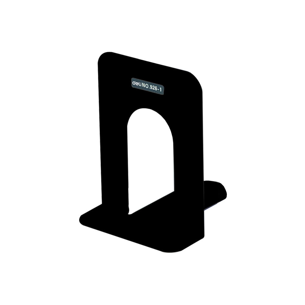 231.9261 DELI ΒΙΒΛΙΟΣΤΑΤΗΣ ΜΕΤΑΛΛΙΚΟΣ 17cm ΜΑΥΡΟ 2Τ. - Image 1