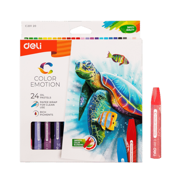 DELI ΛΑΔΟΠΑΣΤΕΛ  24 ΧΡΩΜΑΤΑ COLOR EMOTION