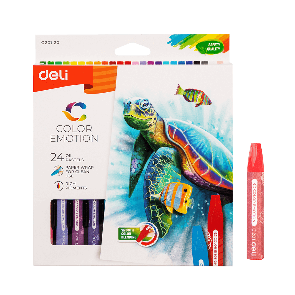 231.941909 DELI ΛΑΔΟΠΑΣΤΕΛ 24 ΧΡΩΜΑΤΑ COLOR EMOTION - Image 1