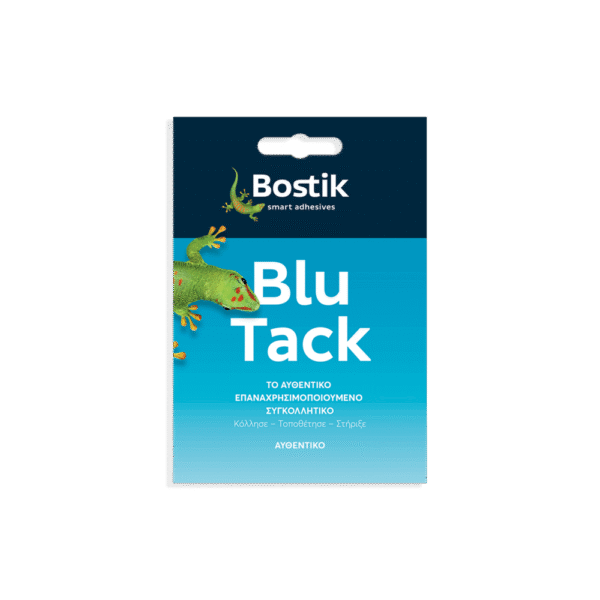 BOSTIK BLU-TACK 50gr 1 ΦΥΛΛΟ ORIGINAL ΜΠΛΕ 12 ΤΕΜΑΧΙΑ