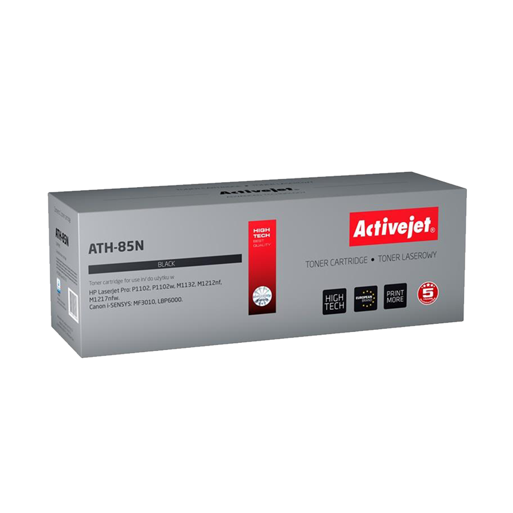 40.HPCE285N ACTIVE JET TONER ΣΥΜΒΑΤΟ ΜΕ HP ATH-85N #85A BLACK 2.000Φ. (Ν) #CE285A - Image 1