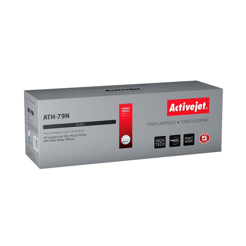 40.HPCF279N ACTIVE JET TONER ΣΥΜΒΑΤΟ ΜΕ HP ATH-79N #79A BLACK 2.000Φ. (Ν) #CF279A - Image 1