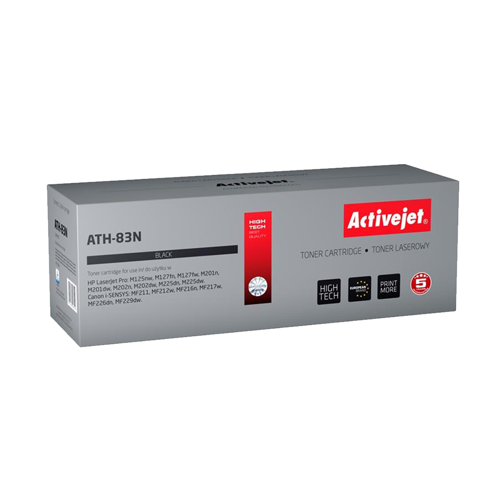 40.HPCF283N ACTIVE JET TONER ΣΥΜΒΑΤΟ ΜΕ HP ATH-83N #CF283A BLACK 1.500Φ. (N) #CF283A - Image 1