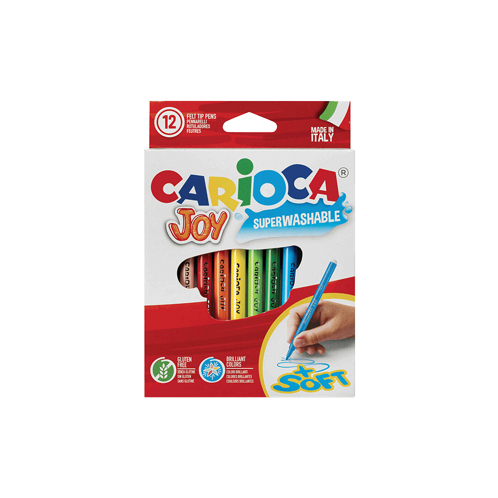 40614 CARIOCA ΜΑΡΚΑΔΟΡΟΙ 12 ΧΡΩΜΑΤΑ JOY 12 ΤΕΜΑΧΙΑ - Image 1