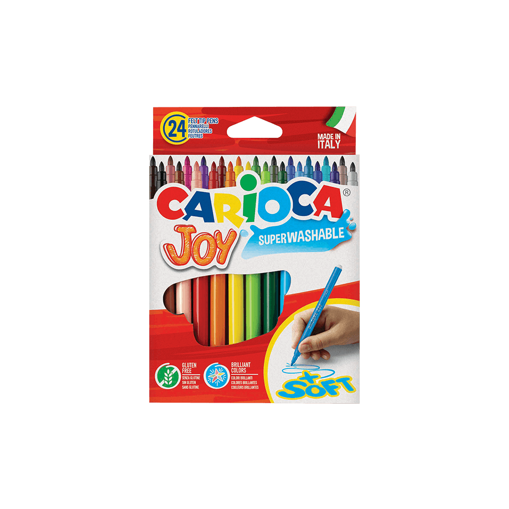 40615 CARIOCA ΜΑΡΚΑΔΟΡΟΙ 24 ΧΡΩΜΑΤΑ JOY 6 ΤΕΜΑΧΙΑ - Image 1