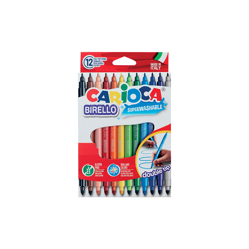 41457 CARIOCA ΜΑΡΚΑΔΟΡΟΙ 12 ΧΡΩΜΑΤΑ BIRELLO 12 ΤΕΜΑΧΙΑ - Image 1