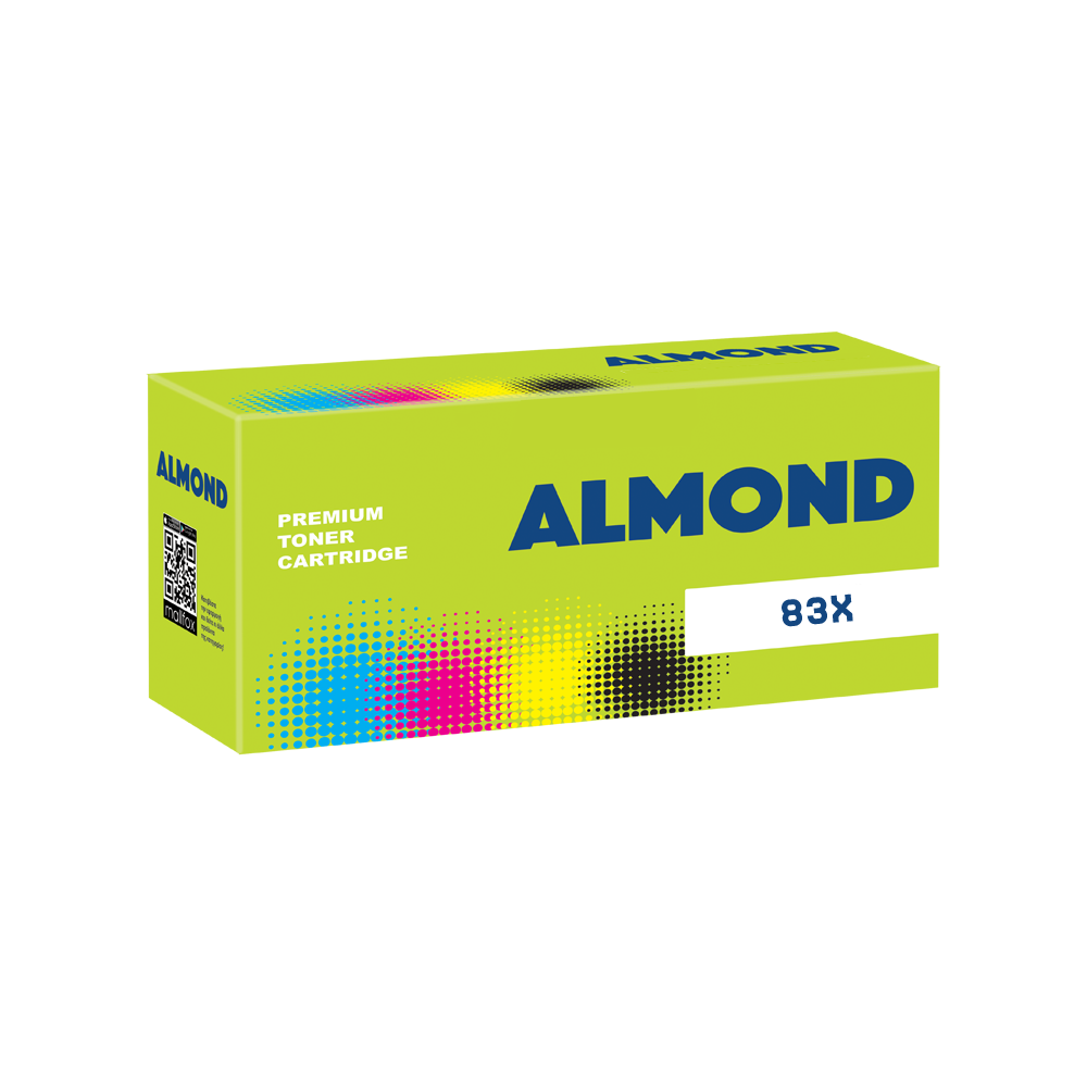 43.HPCF283XN ALMOND TONER ΣΥΜΒΑΤΟ ΜΕ HP #83X BLACK 2.200Φ.( Ν) #CF283X - Image 1
