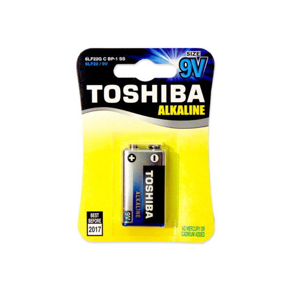 TOSHIBA ΜΠΑΤΑΡΙΑ ΑΛΚΑΛΙΚΗ ΠΛΑΚΕ 9V