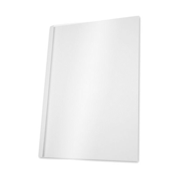 OPUS ΘΕΡΜΟΕΞΩΦΥΛΛΑ ΒΙΒΛΙΟΔΕΣΙΑΣ 8mm  Α4 2 ΦΥΛΛΑ ΔΙΑΦΑΝΟ-ΛΕΥΚΟ 25Τ.