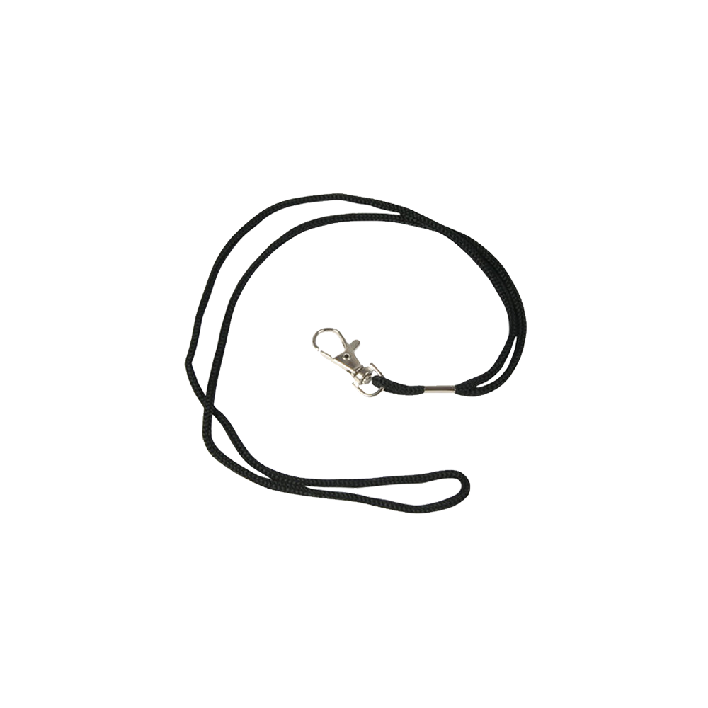 455.11.401345 OPUS ΚΟΡΔΟΝΙ ΚΟΝΚΑΡΔΑΣ ΓΑΝΤΖΟΣ O.LANYARD 2 ΜΑΥΡΟ 50Τ. - Image 1