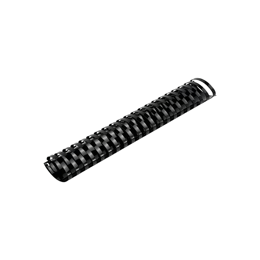 455.20.045.02-50 OPUS ΣΠΙΡΑΛ ΒΙΒΛΙΟΔΕΣΙΑΣ ΠΛΑΣΤΙΚΟ 45mm ΜΑΥΡΟ 50Τ. - Image 1