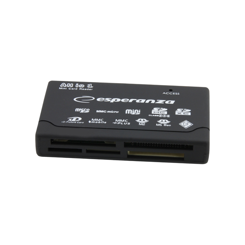 459.76863 ESPERANZA CARD READER USB 2.0 ALL IN ONE ΜΑΥΡΟ - Image 1