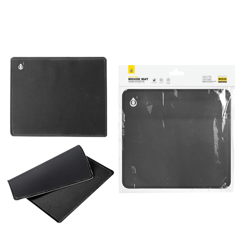 463.129367 MTK MOUSE PAD 25x21x0.15cm ΜΑΥΡΟ - Image 1