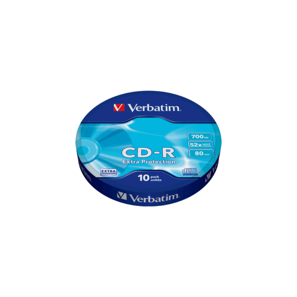 VERBATIM CD-R 700MB 52X ΣΥΡΡΙΚΝΩΣΗΣ 10 ΤΕΜΑΧΙΑ